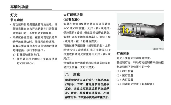 代朗动车灯调节按钮图解,朗动车灯开关图解高清图片