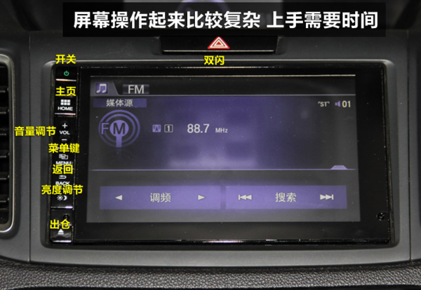 帝豪gl中控台按钮图解,帝豪gl中控屏功能说明