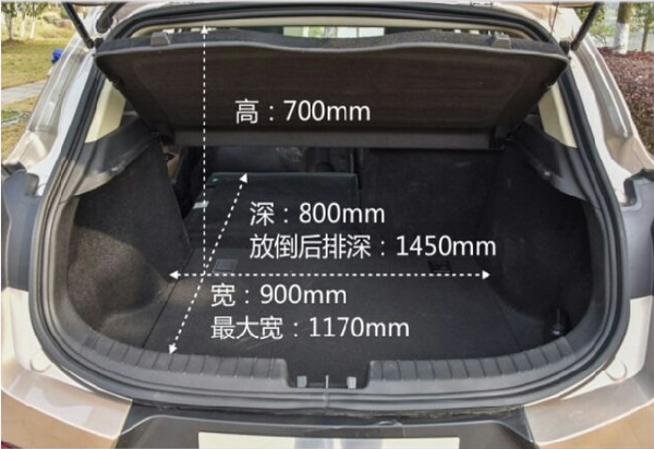 吉利帝豪gs后备箱尺寸图,帝豪gs后备箱多少升