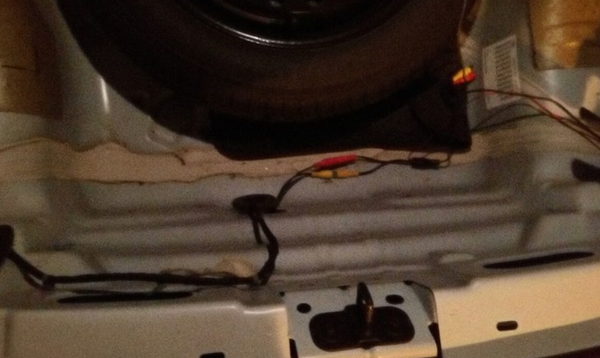 雪弗兰迈锐宝倒车影像安装,迈锐宝倒车影像走线