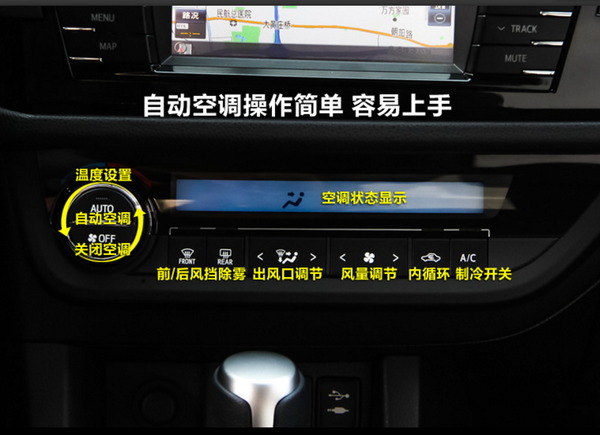 2021雷凌全车按键图解,雷凌1.2全车按键图解 丰田雷凌双擎中控按键图解说明