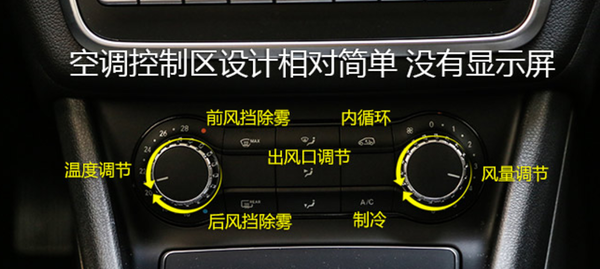 奔驰gla空调怎么用,奔驰gla空调按钮图解_车主指南