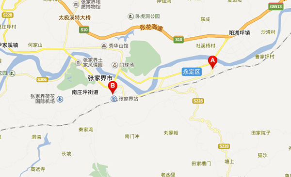 张家界车展交通路线指引