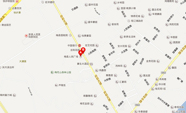 梅州车展交通路线指引