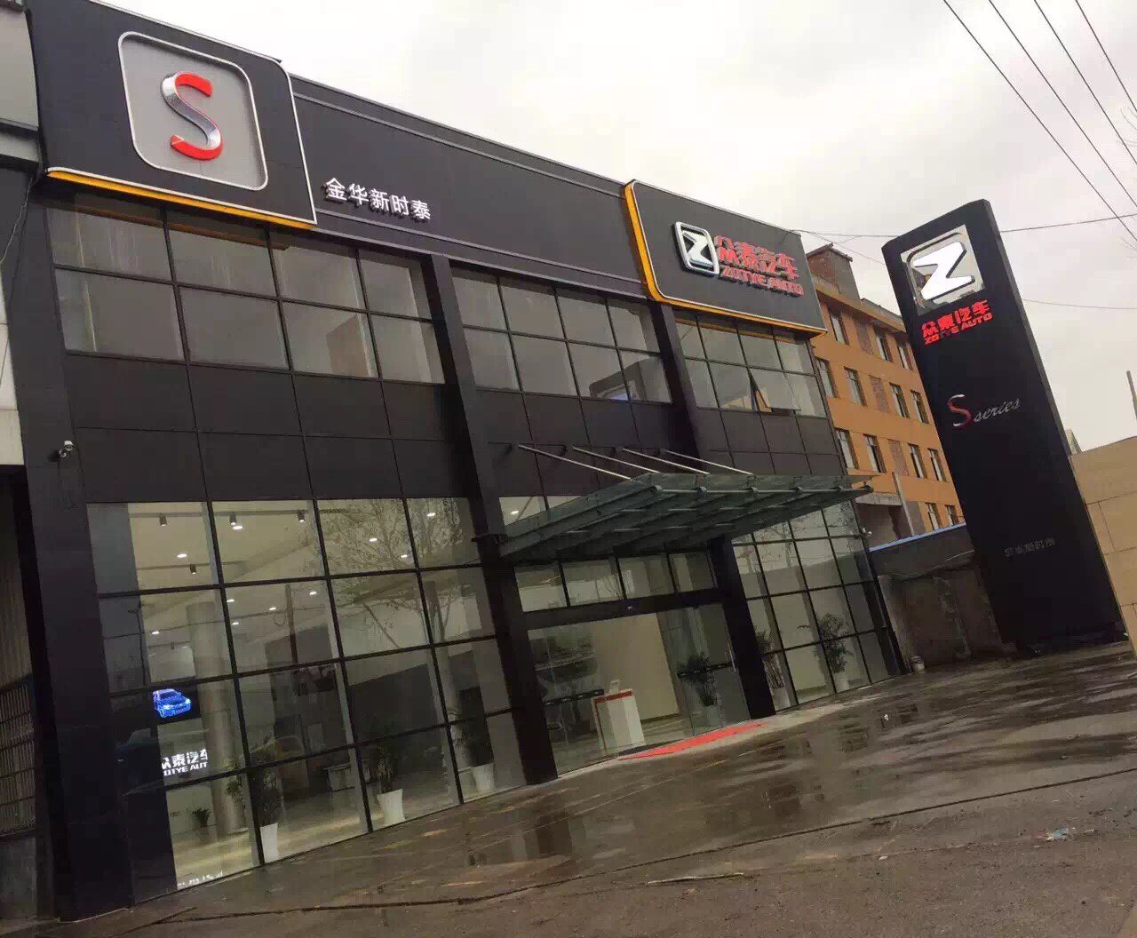 4s店效果图门头,4s店门头装修效果图_大山谷图库